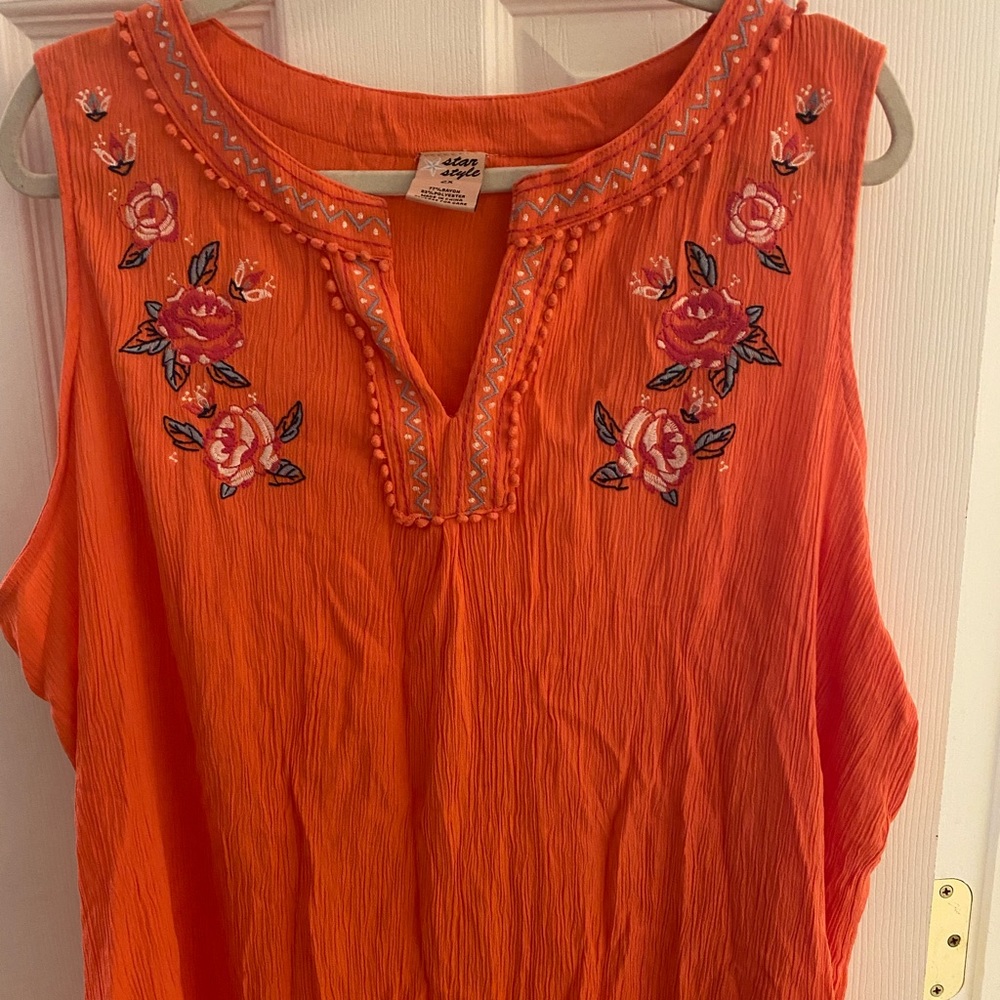 Plus Size Boho Tank Top